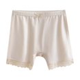 thumbnail image 3 of Acaics Girls' Shorts for Home Lace Bow Safety Shorts Elastic Waist Under Dress, 3 of 6