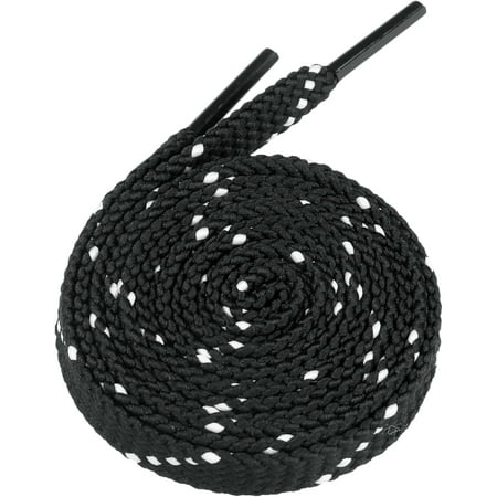 

JISBEIFHA 2 Pairs Shoe Laces Polka Dots Flat Shoelaces Double Color Twill Shoe Strings for Casual SneakersA12667