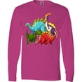 thumbnail image 3 of Inktastic Cute Dinosaurs Long Sleeve T-Shirt, 3 of 5