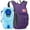 5.Purple, variant on Maelstrom Hydration Backpack, Hiking Backpack with 2L/3L Water Bladder, High Flow Bite Valve Water Backpack Lightweight