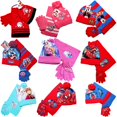thumbnail image 2 of Gorros de Frozen 2 para niños y niñas, gorro de punto con capucha, bufanda de guante, unisex, 2 of 4