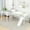 White, variant on L-Shaped White Twin Loft Bed with Ladder and Slide / Enjoy Fun and Save Space
