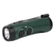 thumbnail image 2 of Manivela de plástico para exteriores, linterna multifunción, Radio, antorcha LED de emergencia, carga de teléfono móvil, color verde, 2 of 8