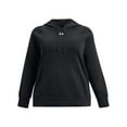 thumbnail image 4 of Women's Under Armour Rival Fleece Hoodie Color: Black White Size: X LARGE, 4 of 5