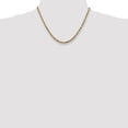 thumbnail image 2 of 14K Yellow Gold necklace Rope chain Diamond-cut 18 in 4 mm, 2 of 5