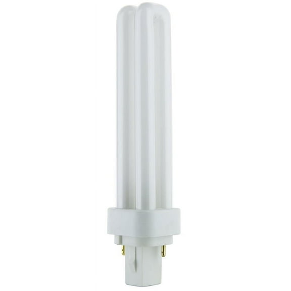 SUNLITE Compact Fluorescent G24D-2 2-Pin 18W 3000k Bulb