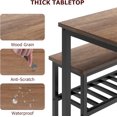 thumbnail image 6 of Accreate Space-Saving Dining Table & Chairs Set for 4, Bench with Storage, Small Apartment, 6 of 6
