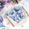 thumbnail image 6 of 100PCS Hydrangea Floral Napkins, 3 Ply Disposable Hand Towels for Bathroom, Floral Paper Napkins Disposable Dinner Napkins for Spring Wedding Baby Shower Bridal Shower Birthday Party Supplies, 6 of 18