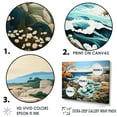 thumbnail image 3 of Designart "Untamed Beachscape Vistas III" Coastal Coral Under Water Floater Framed Canvas Prints, 3 of 5