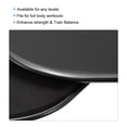 thumbnail image 4 of Uxcell Exercise Core Sliders, 230x180x7mm Dual Sided ABS EVA Foam Glider Discs, Black, 4 of 5