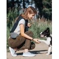 thumbnail image 3 of Tiantian Baodan 1 Pcs Dog Treat Pouch with Training Clicker, Upgrade Stronger Magnetic Closure to Avoid Spilling, 1.67 Cup Silicone Treat Bag Fanny Pack with Waist Belt for Pet Training Walk (Grey), 3 of 6