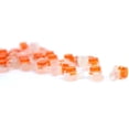 thumbnail image 3 of Whataatahia 50 conectores de empalme UY botón de cable transparente naranja hermético, 3 of 5