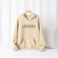 thumbnail image 4 of Wuxian Toddler Baby Boy Girl Sweatshirts Hoodie Long Sleeve Pullover Hooded Sweatshirt Kids Boy Girl Letter Printed Sports Tops Fall Winter Streetwear,Beige,5-6 Years, 4 of 9