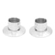 thumbnail image 3 of Chapetones Para Llave Rugo Metal Plata 6.3X3.5 Cm 2 Pz, 3 of 3