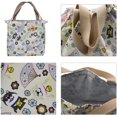thumbnail image 4 of Mini bolsa de almuerzo reutilizable pequeña bolsa de almuerzo linda con cordón adecuado, 4 of 5