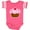 Football Pink and White, variant on Inktastic Cupcake Girls Baby Bodysuit