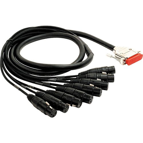 Mogami Gold 8 Channel DB25-XLR Female Snake Cable 50 ft.