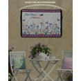 thumbnail image 3 of 4th of July Outdoor TV Cover 30 to 32 Inch Weatherproof, Independence Day Spring Floral Love Heart Plaid 600D Oxford TV Covers with Waterproof Zipper, Outside Flat TV Screen Protector 30"Wx19"Hx4.5"D, 3 of 7