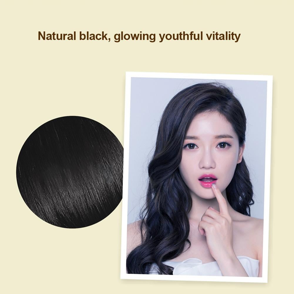 Hair Dye One Comb Black Hair Dye Natural Nonirritating Pure Natural