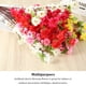 thumbnail image 5 of Inteprter 10 piezas de flores artificiales rama flor falsa interior exterior hogar Navidad arreglos de boda accesorios DIY Decoración Rojo Inteprter HA084421-02, 5 of 6