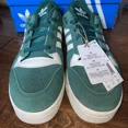 thumbnail image 4 of Ad-id-as Men’s Rivalry Low “Collegiate Green” Casual Sneakers NIB size 9.5, 4 of 6