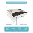 thumbnail image 5 of Quilts Twin Size, Black Bear Soft Comforter Bedding Set for Bed, Vintage Rustic Wildlife Forest Woodland Lightweight Quilted Bedspread with Pillow Cover(2 Pieces) for All Season, 68x86 Inch, 5 of 6