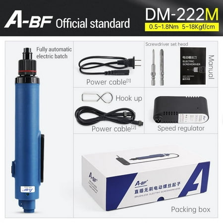 A-BF Brushless Electric Screwdriver Adjustable Automatic Electric Batch 60W Industrial Torque Power Tool 110V 220V