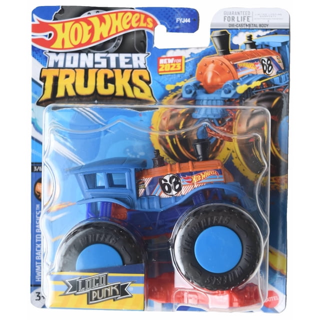 Toy Hot Wheels Monster Trucks Loco Punk 1:64 con Connect and Crash