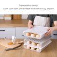 thumbnail image 2 of Automatic Egg Rolling Box Multifunctional Storage Box safe Breathable Egg Rack Holder Plastic Food Container, 2 of 8