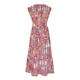 thumbnail image 4 of Fankiway Robe Longue Ample Sans Manches à Poches Col Rond Imprimé Robes d'Été pour Femmes Liquidation Robes pour Femmes Grande Taille Liquidation, 4 of 4