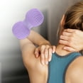 thumbnail image 2 of Unique Bargains 1 Pc Comfortable Peanut Fascia ball  5.12"x2.56" Purple, 2 of 6