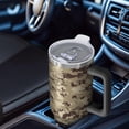 thumbnail image 6 of 40oz Tumbler with Handle and Straw, Vacuum Insulated Stainless Steel Travel Mug, Fits Car Cup Holder, Camo Print, 6 of 6