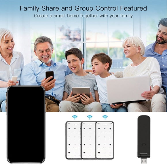 3X Tuya Smart IR Control Remoto WiFi USB Power Smart Home para Aire Acondicionado TV TV Soporte , Home