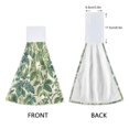 thumbnail image 4 of Green Fruits 2 Pack 14''x18'' Hand Towels Soft Coral Fleece Quick Dry Hook and Loop for Kitchen Bathroom, 4 of 7