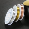 thumbnail image 3 of Windfall 0.2-0.8mm silver/gold/antique gold copper wire for Bracelet Necklace DIY Colorfast Beading Wire Jewelry Cord String for Craft Making, 3 of 7