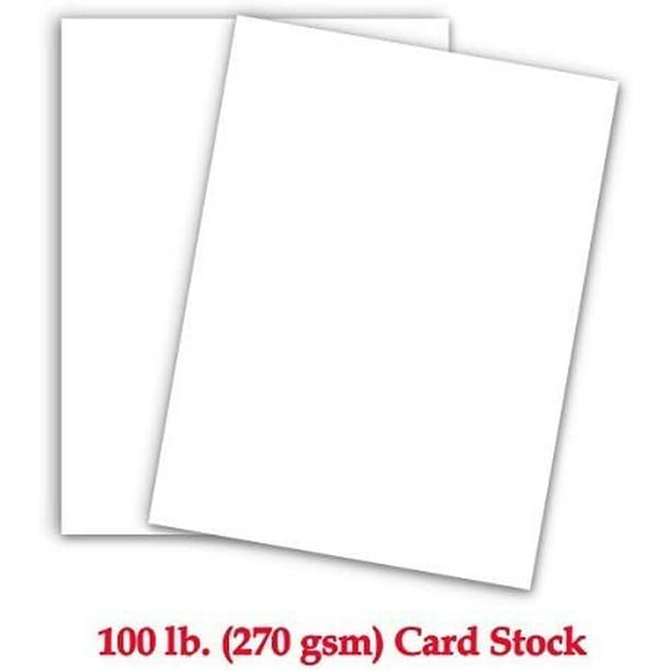 White Cardstock Extra Thick Card Stock Paper