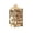 A, variant on Wooden Halloween Pumpkin Lantern, 3D Square Hollow Cutout Box Ornament with Hanging Loop for Home Living Room Porch Mantel Party Decor