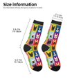 thumbnail image 2 of Sigee Colorful Bulldog for Premium Children's Socks Unisex School Kids Boys Girls,Soft and Comfy Kids' Socks, 2 of 5