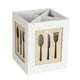 thumbnail image 1 of Caja de cubiertos de cocina, soporte de madera para utensilios, tenedores, cucharas, caja de almacenamiento, caja organizadora de utensilios, 1 of 5