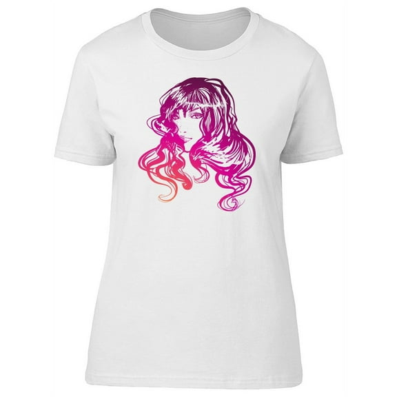 Cute Fashion Colorful Lady T-Shirt Women -Image by Shutterstock, Female x-Large