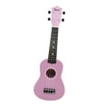thumbnail image 5 of MERIGLARE Kids Ukulele 4 String Mini Guitar 21.26'' Developmental Musical Instrument Wood Ukelele for Early Educational Party Toys Baby Pink, 5 of 8