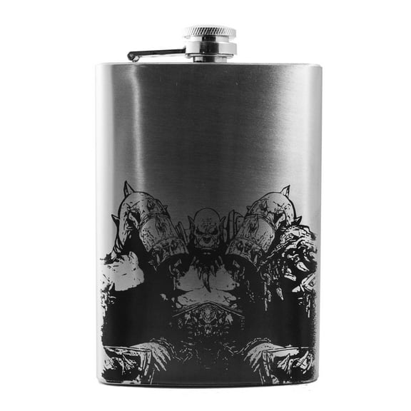 8oz Hellscream Flask L1