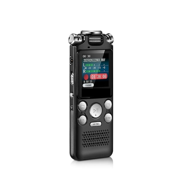 Professional Voice Activated Digital Audio Voice Recorder 8GB 16GB 32G Noise Cancelling Recording