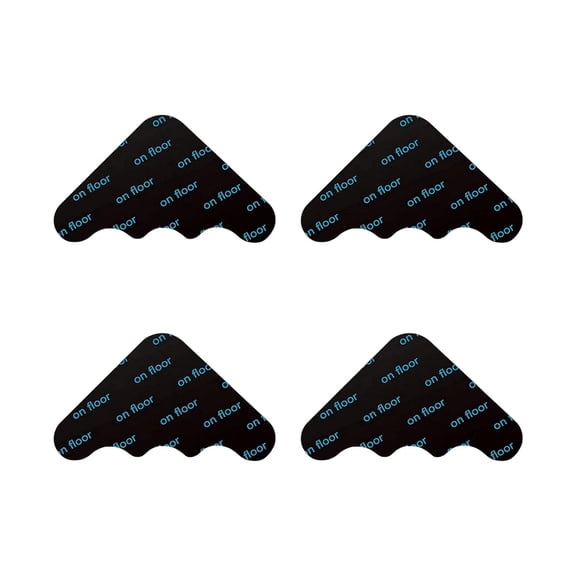 4pcs Reusable Carpet Holders – Anti-Slip Rug Tape to Stop Curling & Sliding, Fits Area Rugs, Carpet Tiles, Hardwood, Tile & Vinyl Floors, Indoor Use
