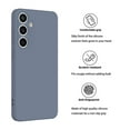 thumbnail image 4 of Galaxy S24 5G Case,Samsung S24 Basic Case [Frosted] Shockproof Case Liquid Silicone Gel Rubber Soft TPU Anti-slip Bumper Thin Matte Slim Phone Case Covers For Samsung Galaxy S24 5G 2024,Gray, 4 of 6