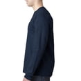 thumbnail image 4 of Bayside Adult 6.1 oz., 100% Cotton Long Sleeve Pocket T-Shirt - BA8100, 4 of 4