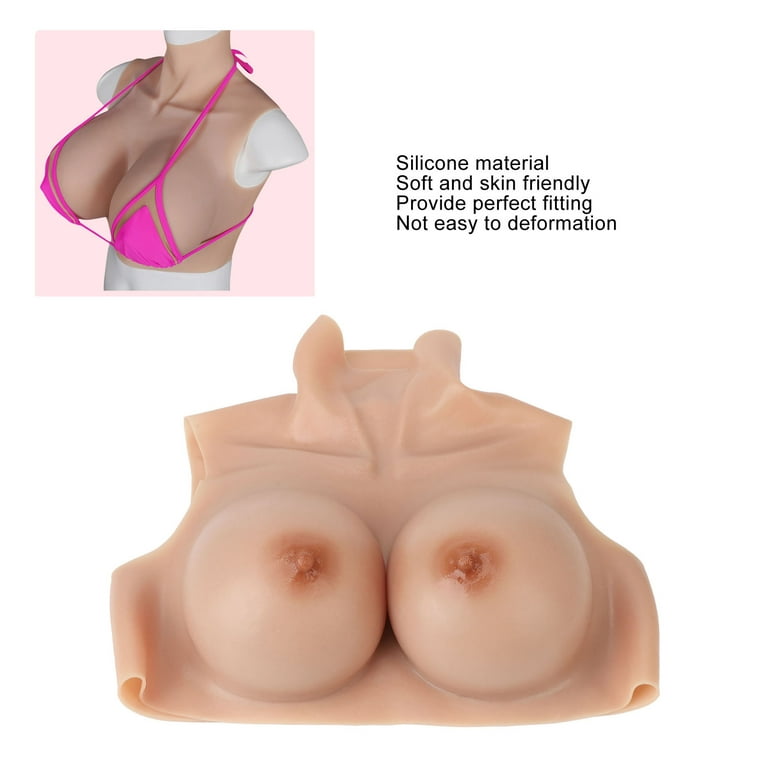 Silicone Breast Forms, Color 2 Skin Friendly D Cup Prevent Deformation  Wearable Prosthesis Boobs For Teaching Experiments 