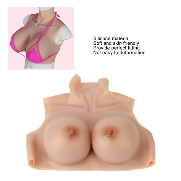 Silicone Breast Forms, Color 2 Skin Friendly D Cup Prevent Deformation  Wearable Prosthesis Fake Boobs For Teaching Experiments