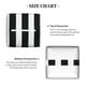thumbnail image 5 of Fotbe Black And White Stripes Porta Pañuelos Decorativo de Cuero, Caja Cuadrada Moderna para Pañuelos Faciales, Organizador y Dispensador 5x5x5'', 5 of 7