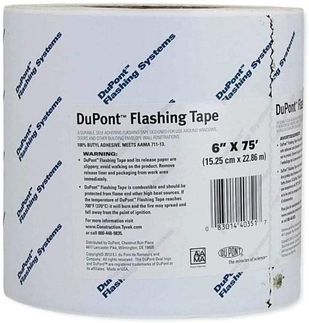 DuPont Tyvek Flashing Tape - 6" x 75 - 1 Roll